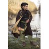 Embroidered Cape/Cloak - Brown