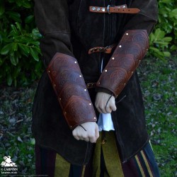Thordak Bracers - Locko - Brown