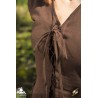 Peasant Dress - Dark Brown