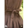 Peasant Dress - Dark Brown