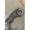 Tactical Throwing Knife - Green - Coreless LARP Throwing Weapon