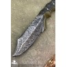 Tactical Throwing Knife - Green - Coreless LARP Throwing Weapon