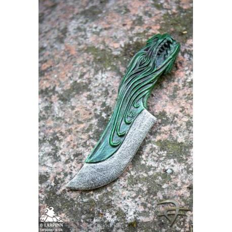 Dragon Knife - Green - Coreless LARP Throwing Weapon