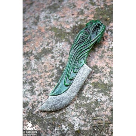 Dragon Knife - Green - Coreless LARP Throwing Weapon