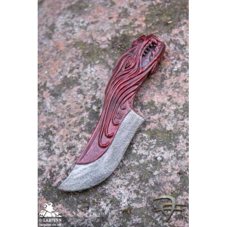 Dragon Knife - Red - Coreless LARP Throwing Weapon