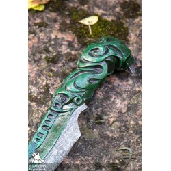 Eldarian Knife - Green - Coreless LARP Throwing Weapon