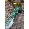 Eldarian Knife - Green - Coreless LARP Throwing Weapon