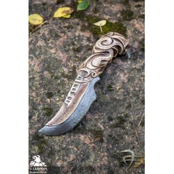 Eldarian Knife - Bone - Coreless LARP Throwing Weapon