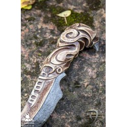 Eldarian Knife - Bone - Coreless LARP Throwing Weapon