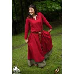 Basic Dress - Dark Red