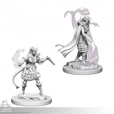 Nolzurs Marvelous Unpainted Minis - Female Tiefling Sorcerers