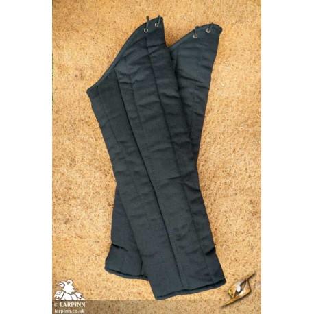 Medieval Warrior Gambeson Sleeves - Black