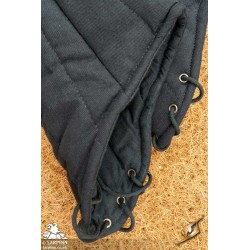 Medieval Warrior Gambeson Sleeves - Black