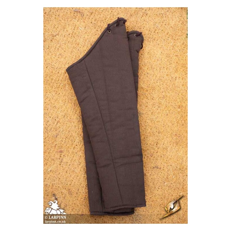 Medieval Warrior Gambeson Sleeves - Brown