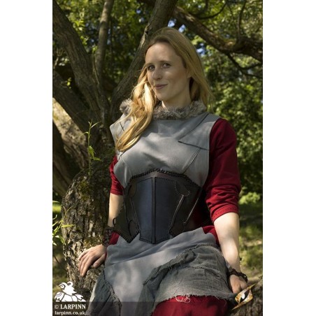 Dark Elf Corset - Black/Brown