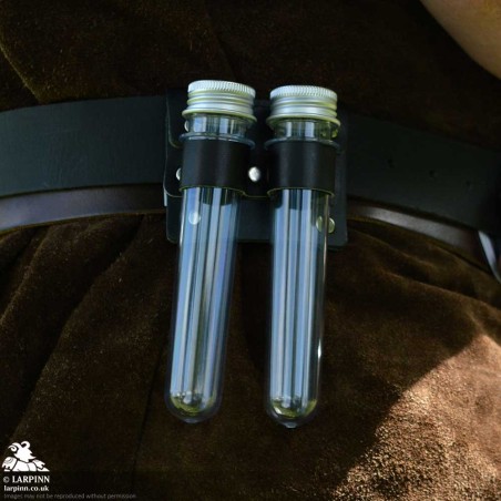 Yanif Potion Vile Holder - 2 Bottles - Black