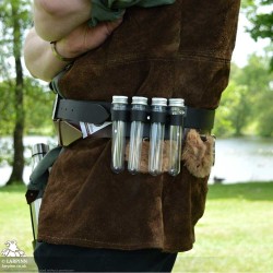 Yanif Potion Vile Holder - 4 Bottles - Black