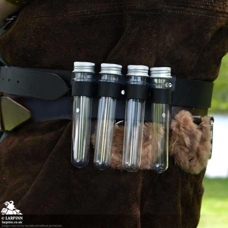 Yanif Potion Vile Holder - 4 Bottles - Black