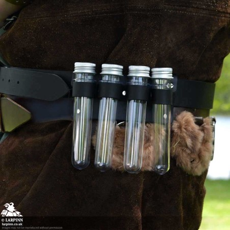 Yanif Potion Vile Holder - 4 Bottles - Black