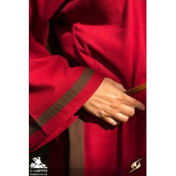 Astrid Dress - Red / Brown