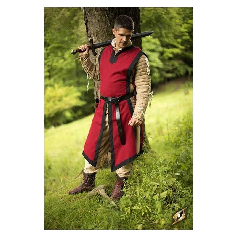 War Tabard - Red - Coat of Arms Tabard - Medieval LARP Costume