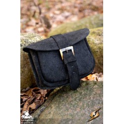 Warrior Bag Suede - Small - Black