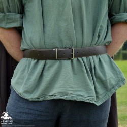 Earl Plain Belt - Brown - 46in