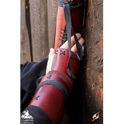Samurai Bracers - Red