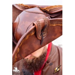 Pirate Tricorn - Faux Leather Hat