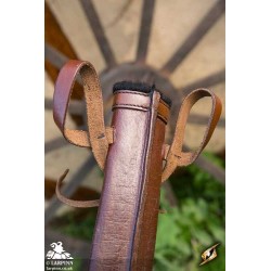 Dagger Scabbard - Straight Full - Brown