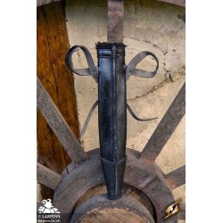 Dagger Scabbard - Straight Full - Black