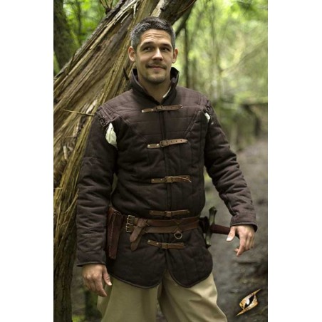 Medieval Warrior Gambeson - Brown