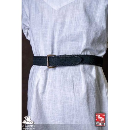 RFB Faux Leather Belt - Laced - Black