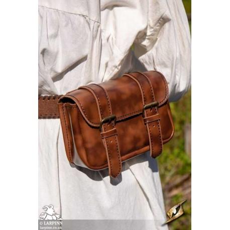 Warrior Bag - Faux Leather - Large - Brown