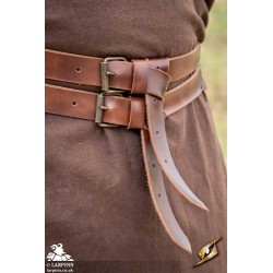 Twin Belt - Faux Leather - 43in