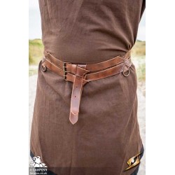 Twin Belt - Faux Leather - 43in