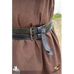 Twin Belt - Faux Leather - 43in