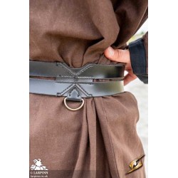 Twin Belt - Faux Leather - 43in