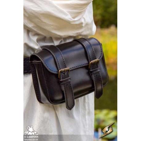 Warrior Bag - Faux Leather - Large - Black