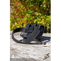 Warrior Bag - Faux Leather - Large - Black