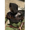 Shoulder Armour & Neck Guard - Black/Brown