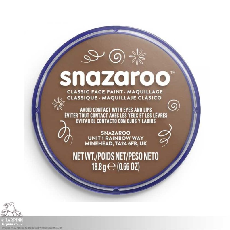 Snazaroo Face Paint Makeup - Beige Brown