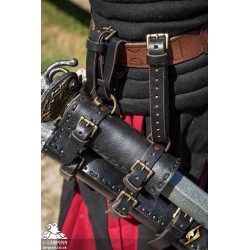 Double Holder/Scabbard - Black