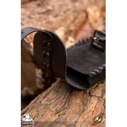 Merchant Suede Bag - Black