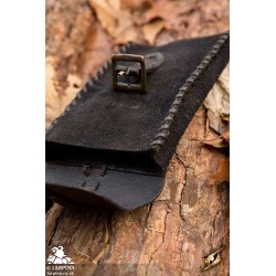 Merchant Suede Bag - Black