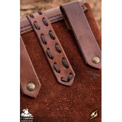 Merchant Suede Bag - Brown