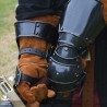 Mark Metal Long Gauntlets - Dark Steel