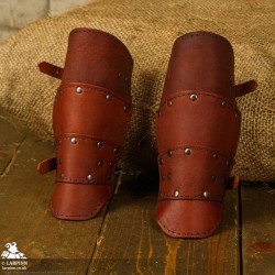 Ulric Arm Bracers - Brown Leather