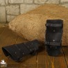 Ulric Arm Bracers - Black Leather