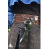 Viking Buckled Drinking Horn Holder - Black